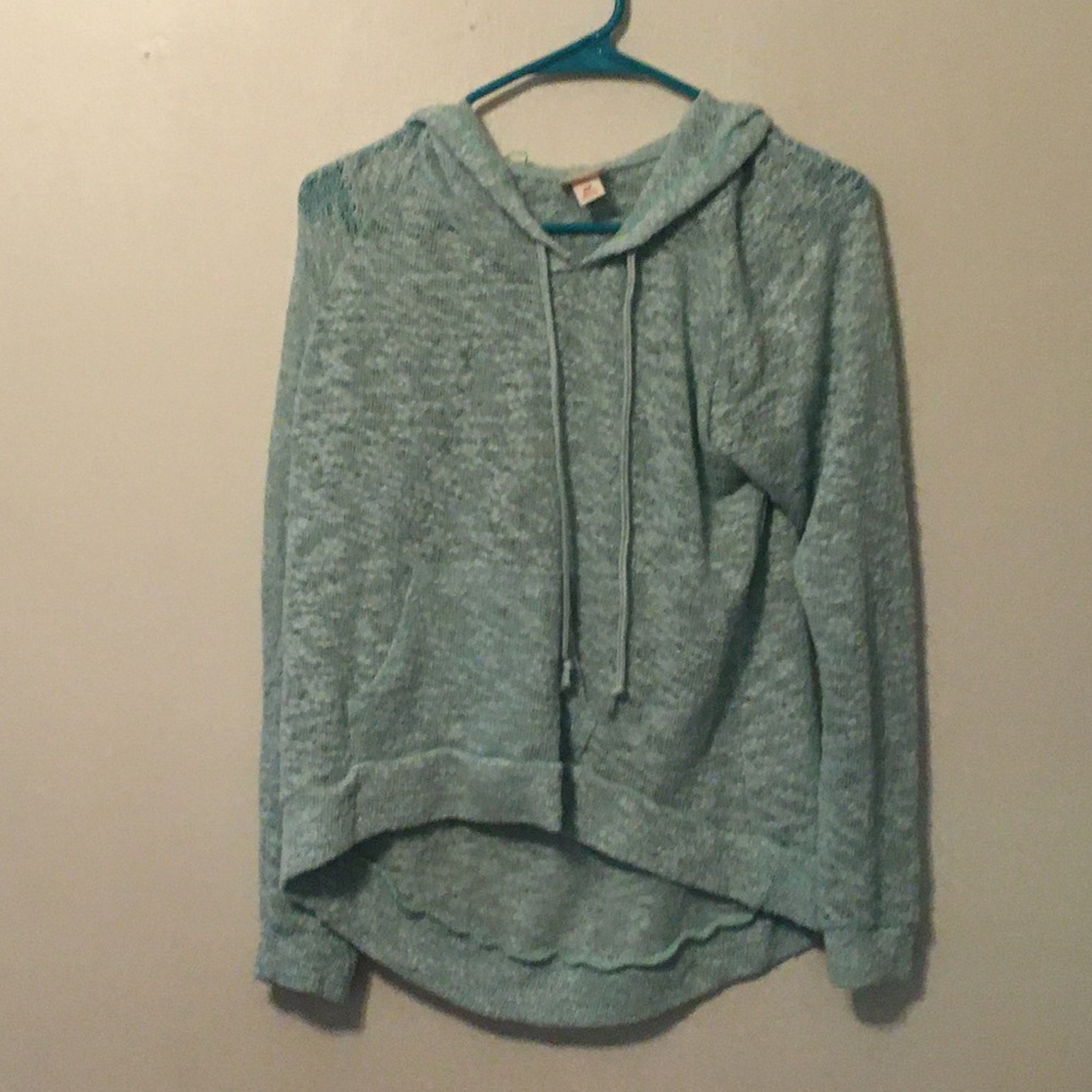 Light blue hoodie